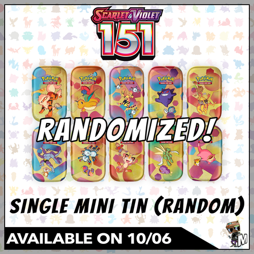 [Pre-Order] Pokemon - 151 Mini Tin (RANDOM)