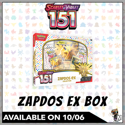 [Pre-Order] Pokemon - 151 Zapdos ex Box