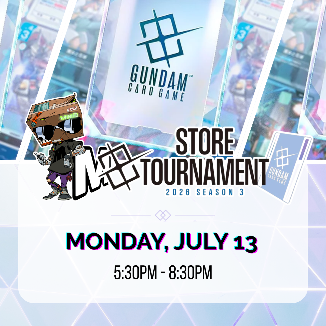 [Pre-register] Gundam Card Game - Tournament July 13th 5:30PM START