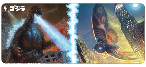 6ft Gozilla & Mothra (Ikoria: Lair of Behemoths) - Ultra Pro Playmat