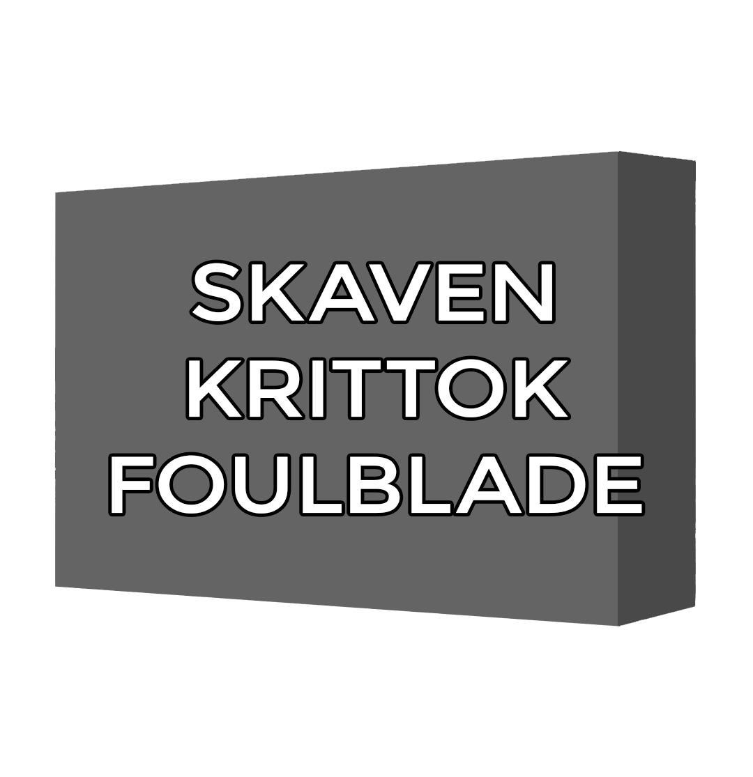 [Pre-Order] Skaven Krittok Foulblade - Warhammer 40k