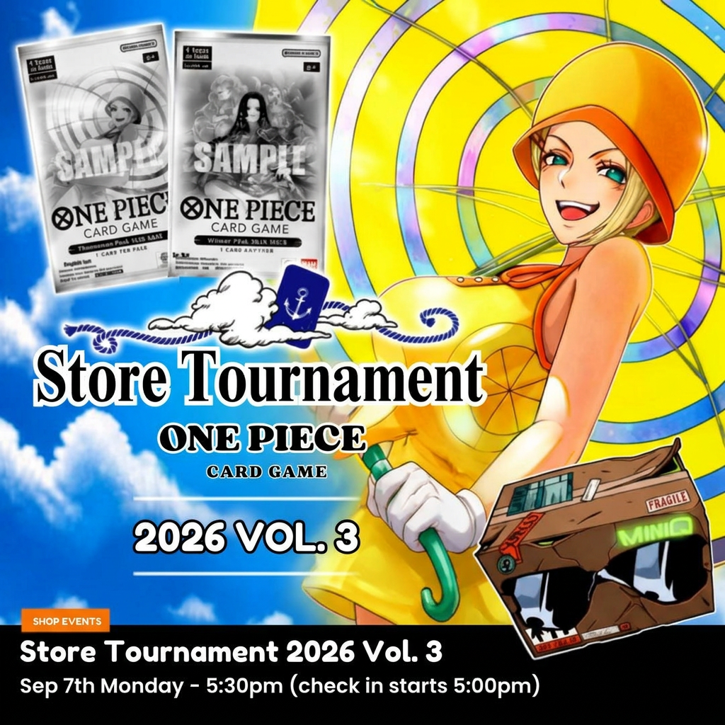 [Pre-register] One Piece Card Game - Tournament September 7th 5:30PM START